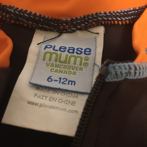 Please Mum Monkey Surfing Rashgaurd Swimsuit 6-12M - Picture 3 of 3